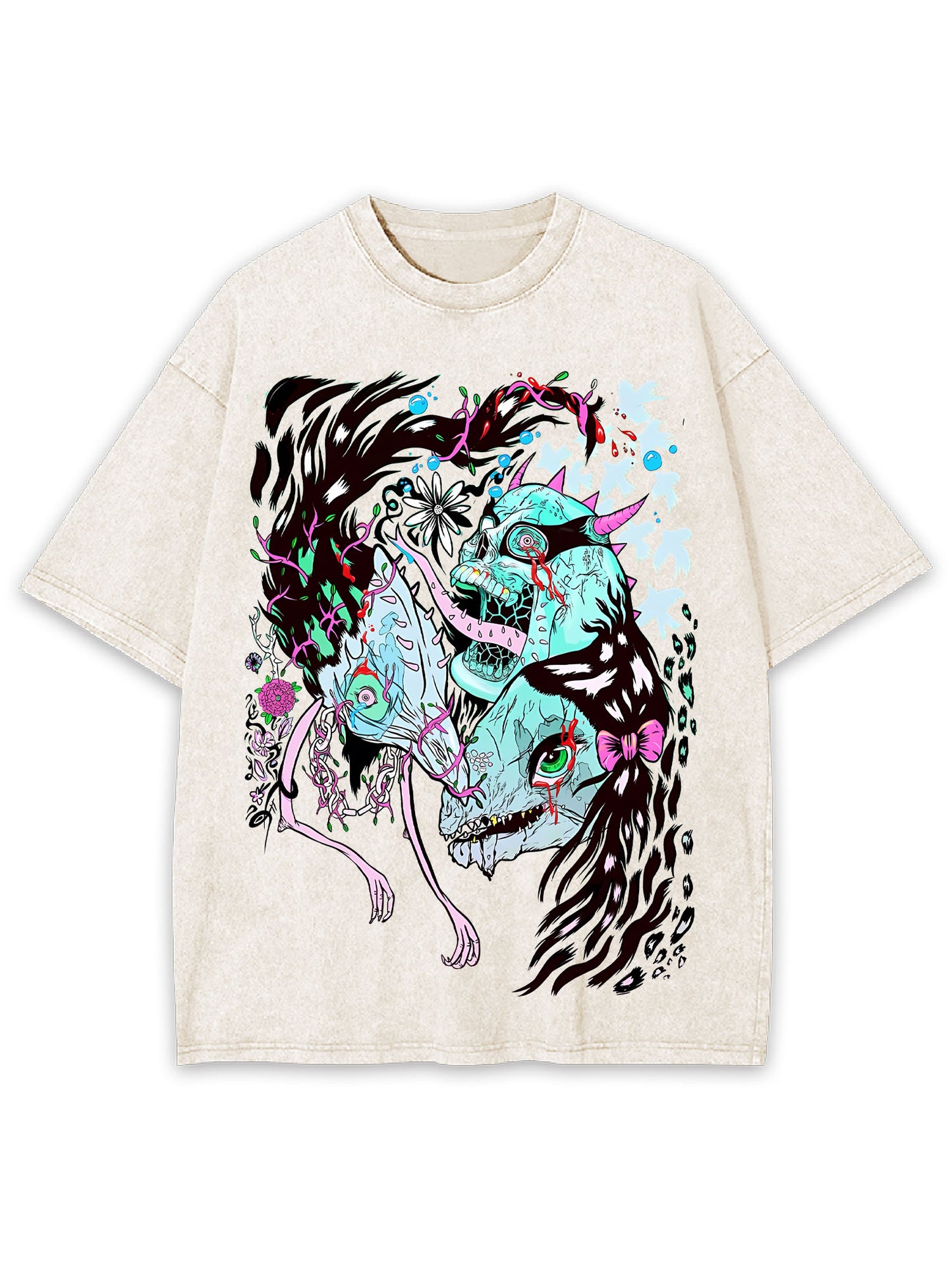 TERROR JUNGLE WASHED TSHIRT