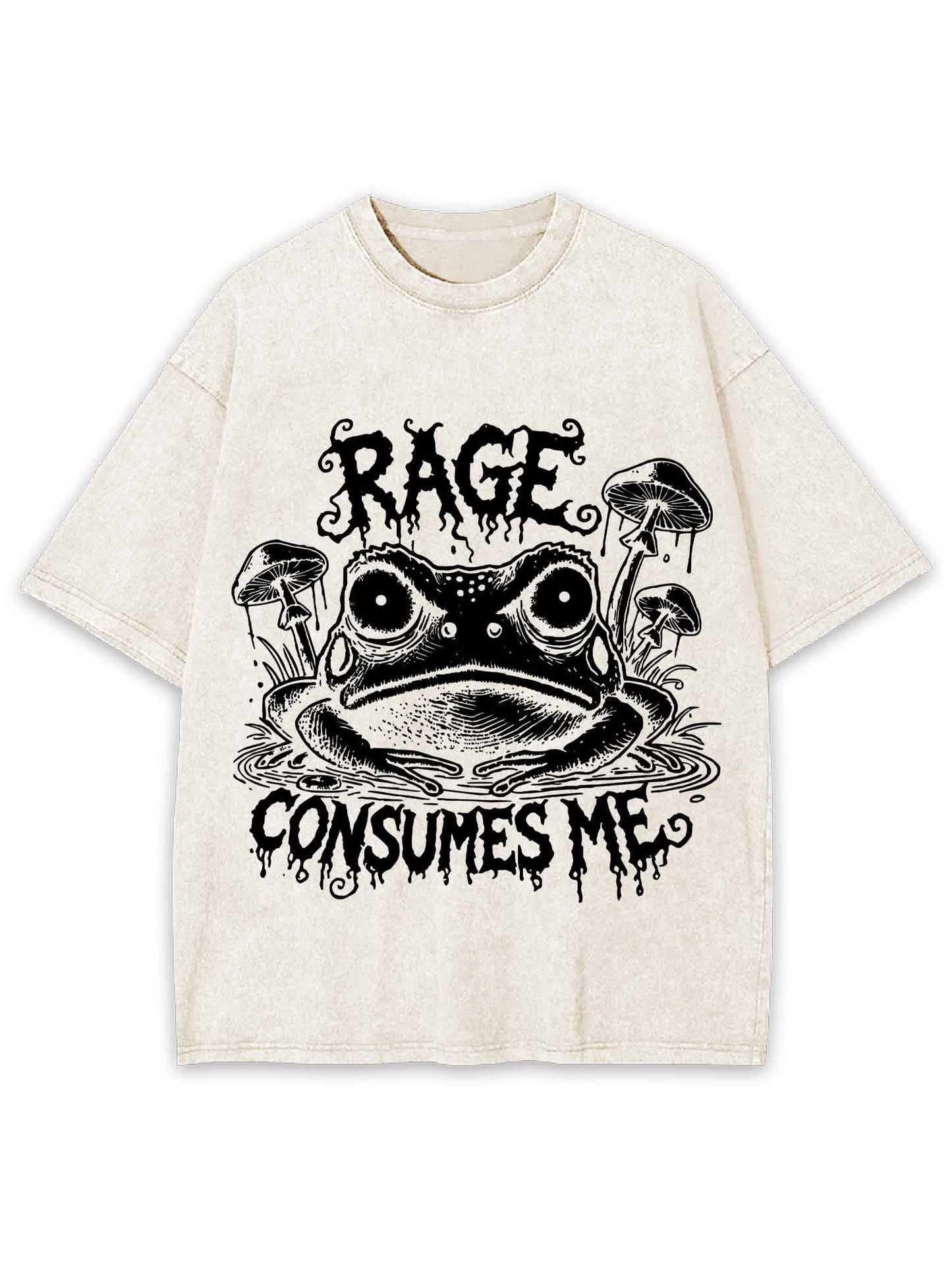 RAGE CONSUMES ME WASHED TSHIRT