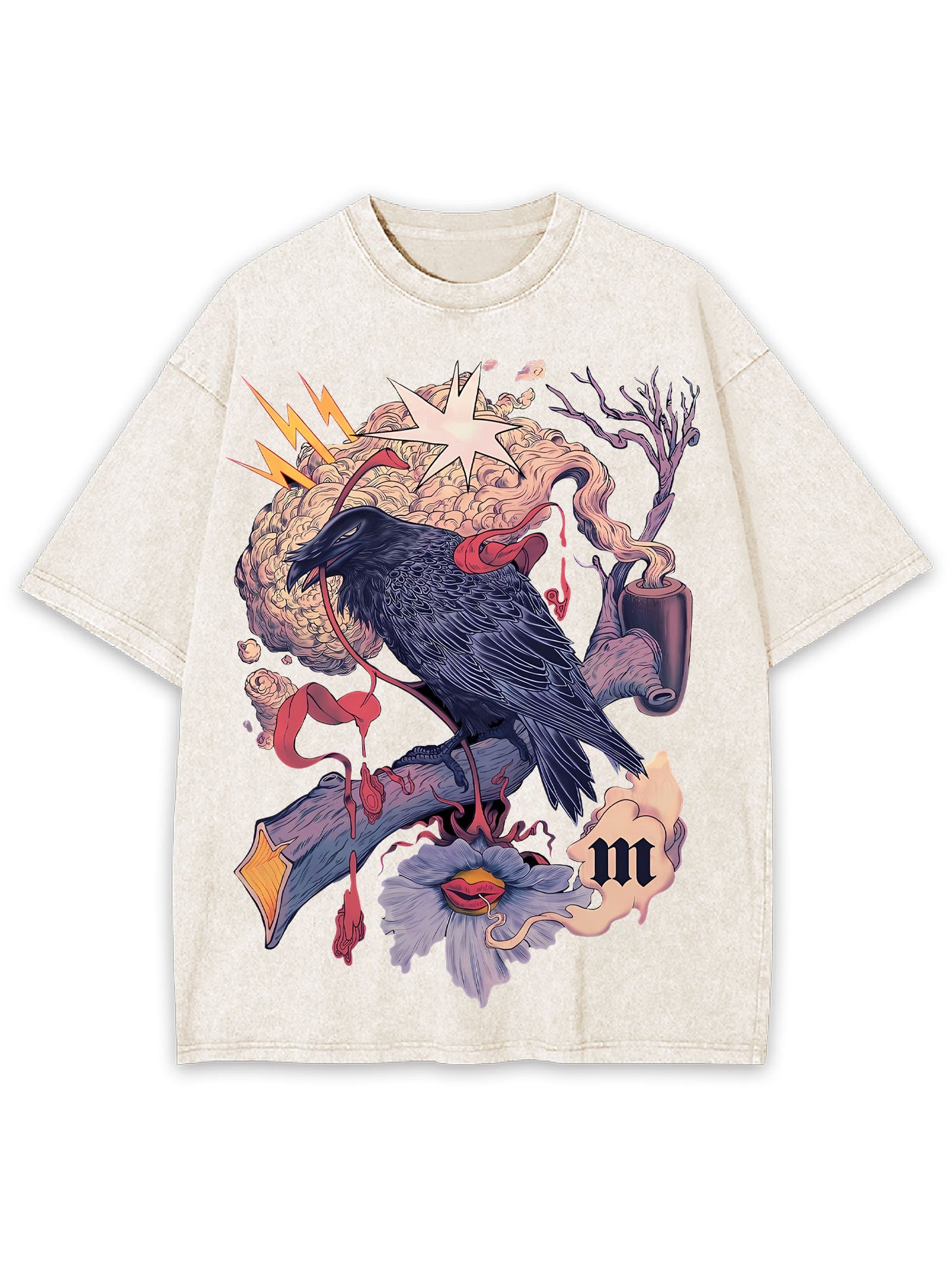 GHOST CROW WASHED TSHIRT