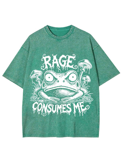 RAGE CONSUMES ME WASHED TSHIRT