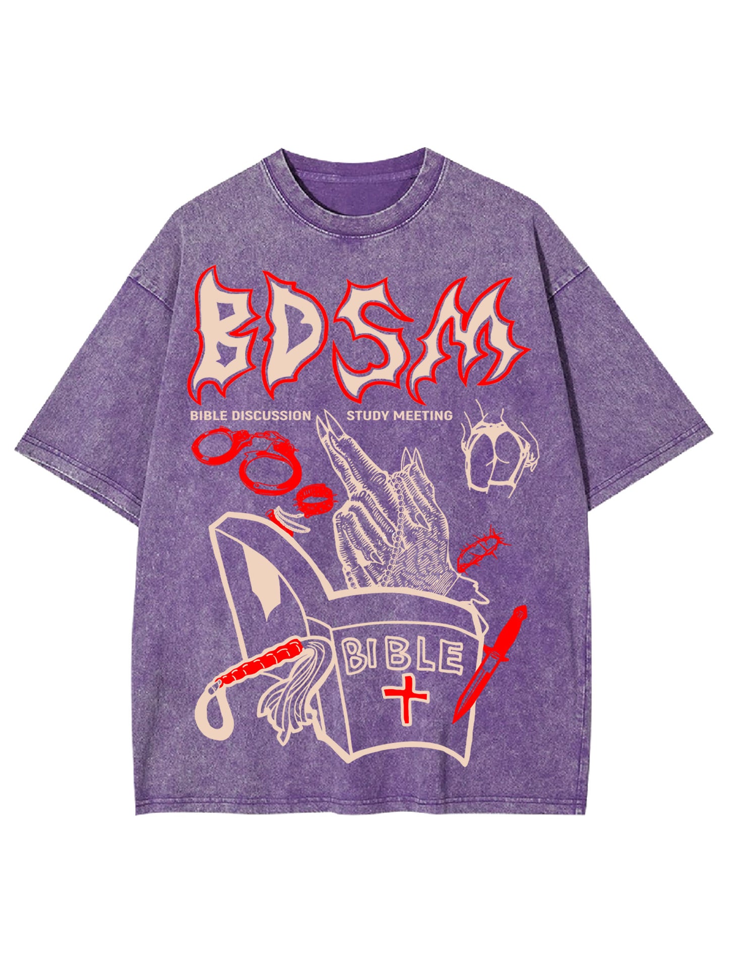 BDSM WASHED TSHIRT