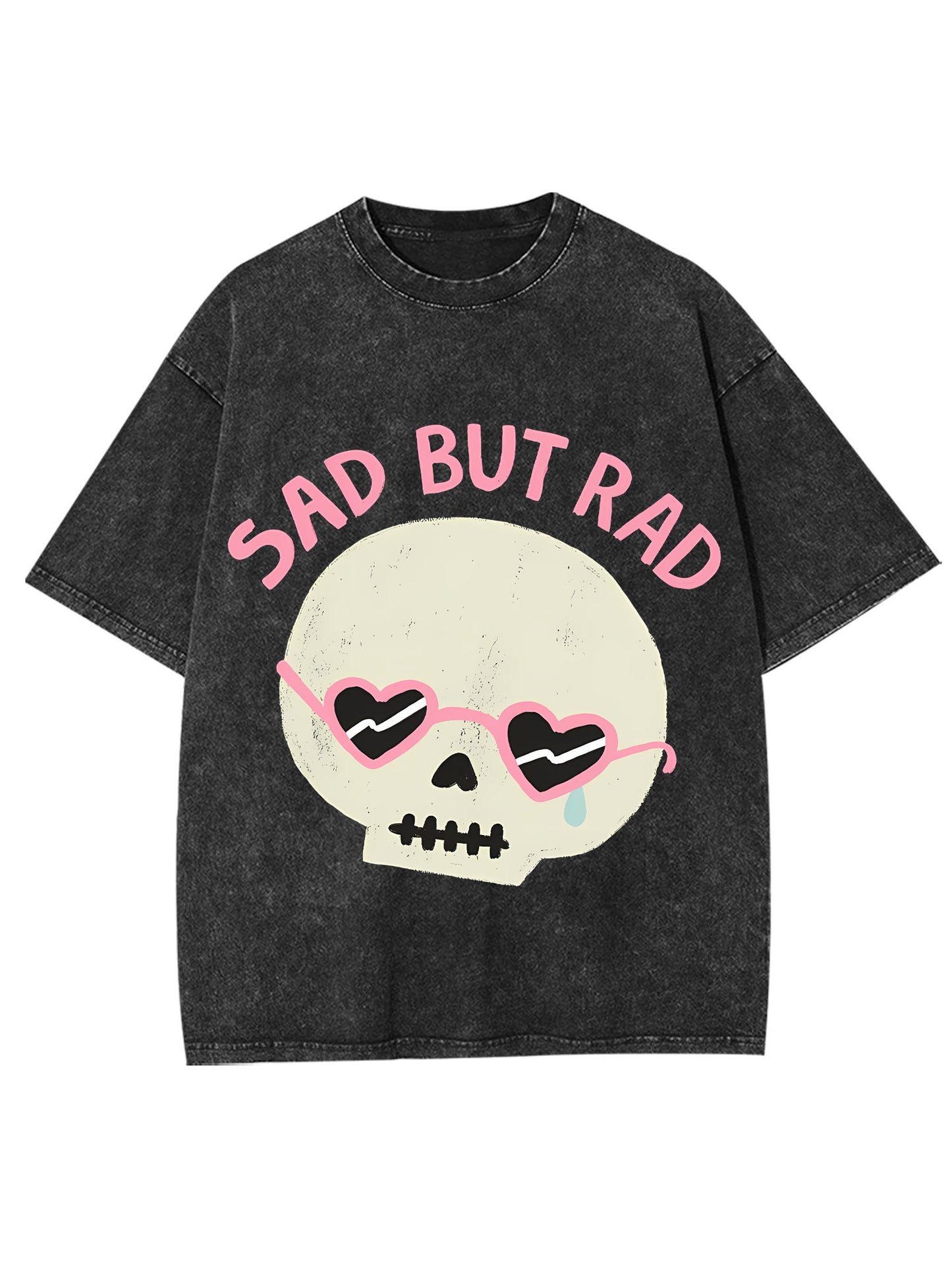 SAD BUT RAD WASHED TSHIRT