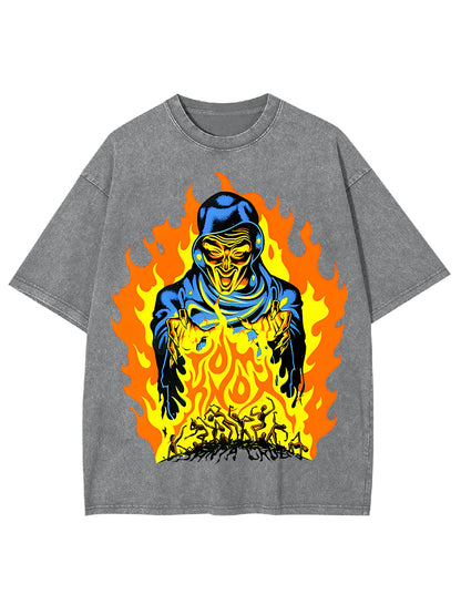 MASTER OF THE FLAMES WASHED TSHIRT