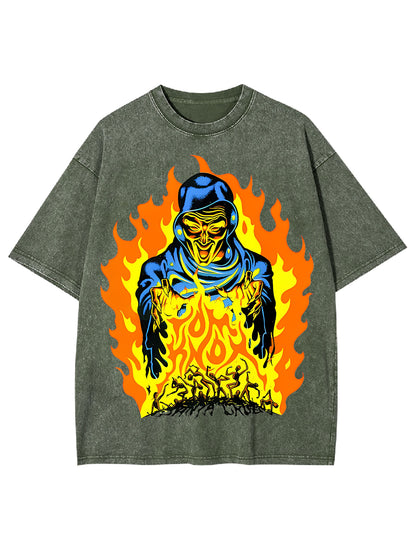 MASTER OF THE FLAMES WASHED TSHIRT