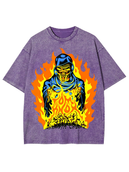 MASTER OF THE FLAMES WASHED TSHIRT