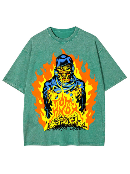 MASTER OF THE FLAMES WASHED TSHIRT