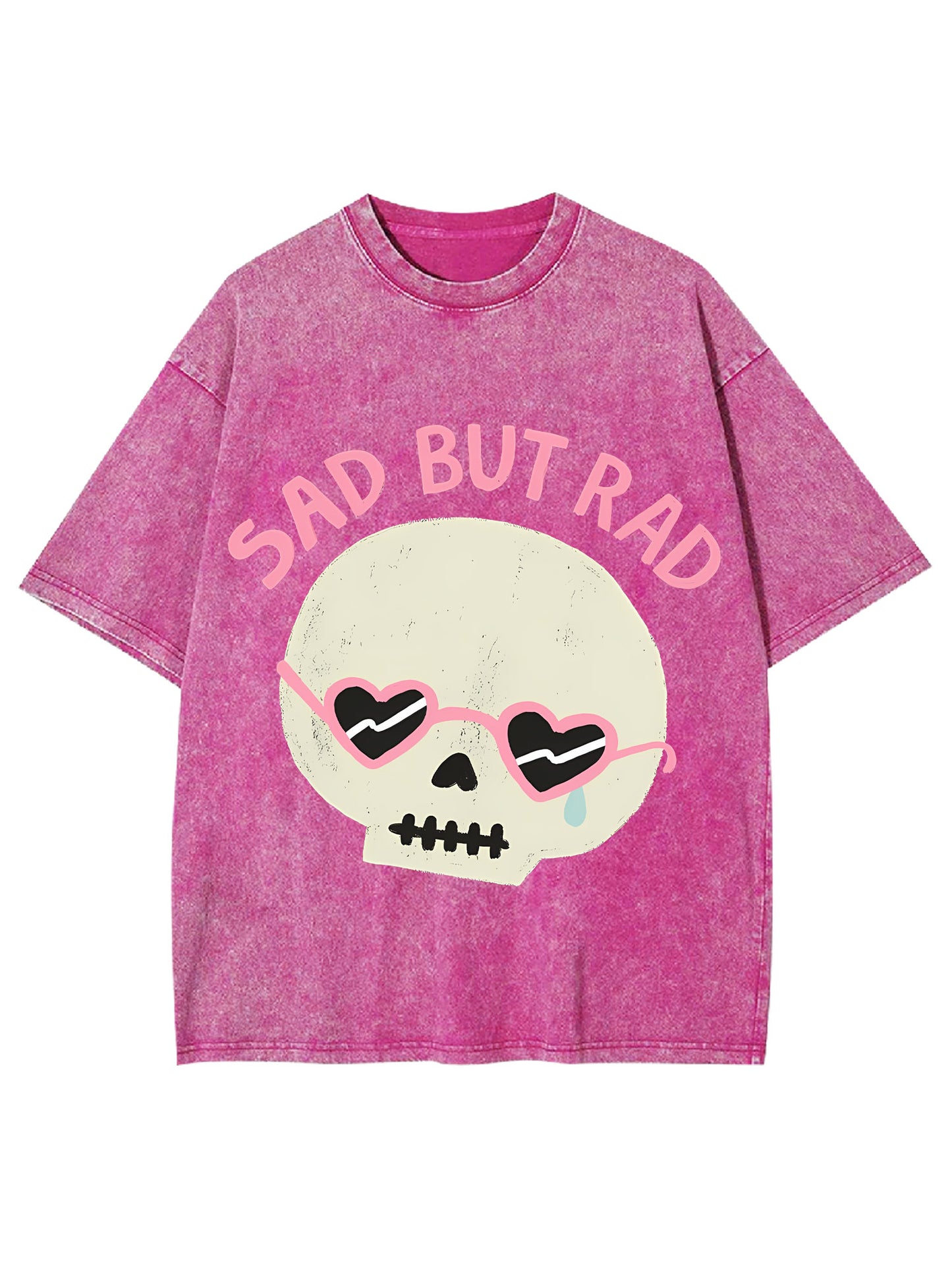 SAD BUT RAD WASHED TSHIRT