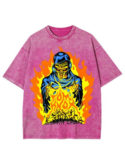 MASTER OF THE FLAMES WASHED TSHIRT