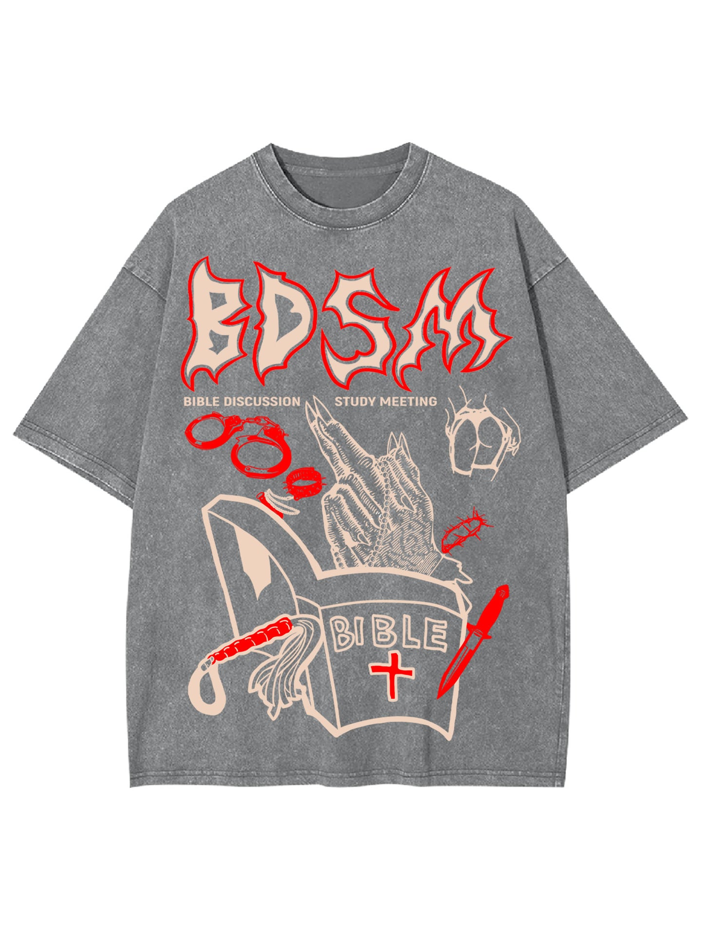 BDSM WASHED TSHIRT