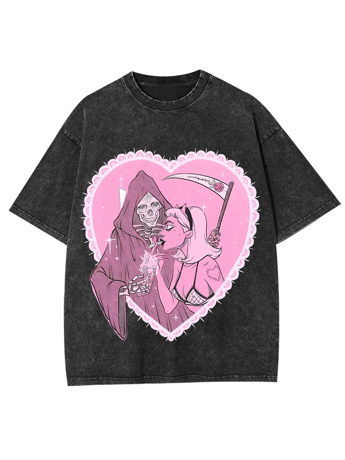 DEATHLY LOVE WASHED TSHIRT