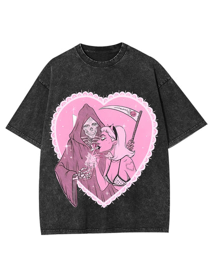 DEATHLY LOVE WASHED TSHIRT