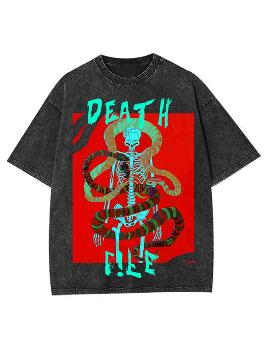 DEATH LIFE WASHED TSHIRT