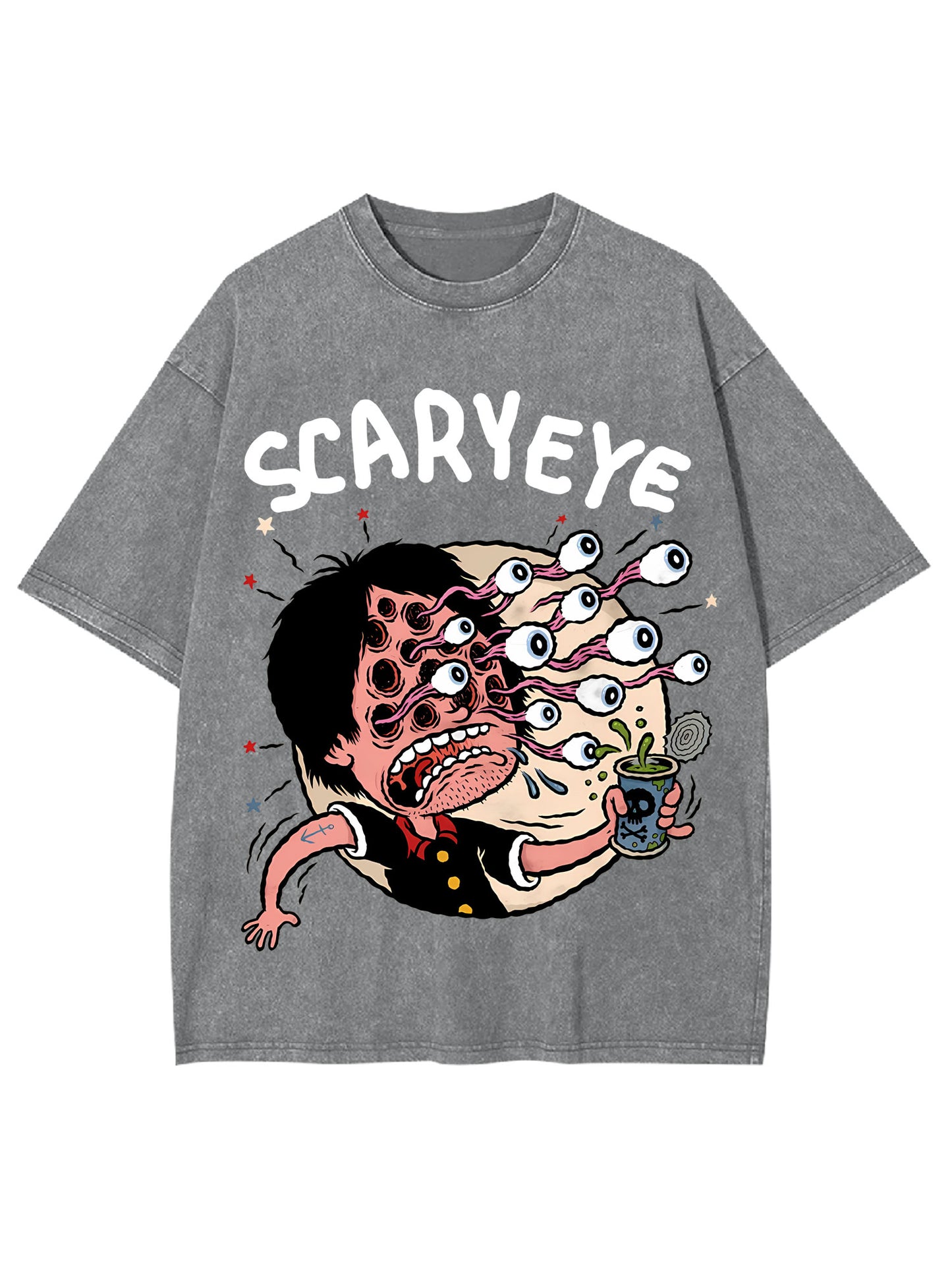 SCARY EYE WASHED TSHIRT