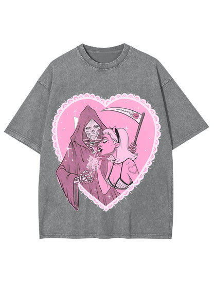 DEATHLY LOVE WASHED TSHIRT