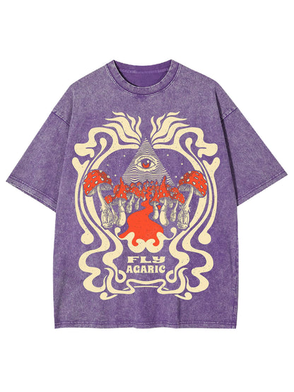 FANTASY MUSHROOM WASHED TSHIRT