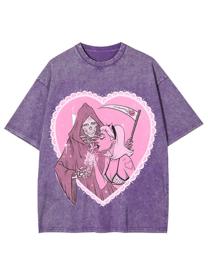 DEATHLY LOVE WASHED TSHIRT