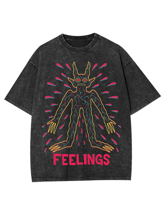 FEELINGS WASHED TSHIRT