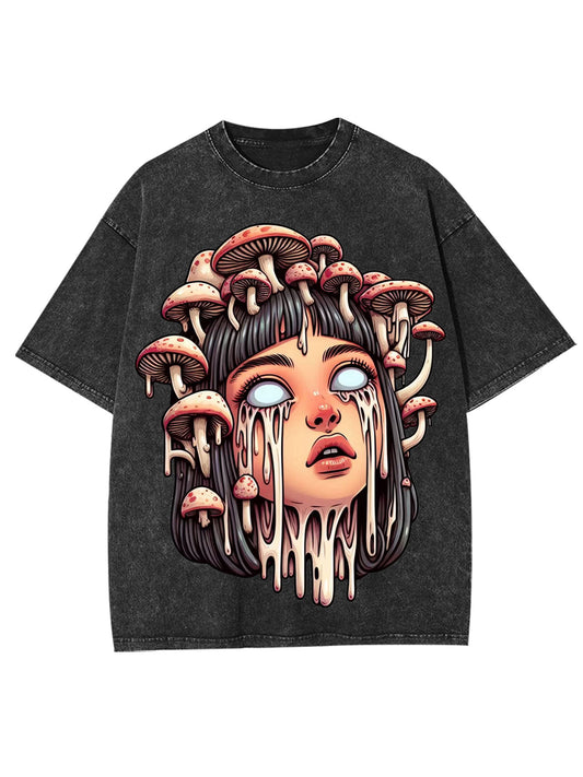 MELTING GIRL WASHED TSHIRT