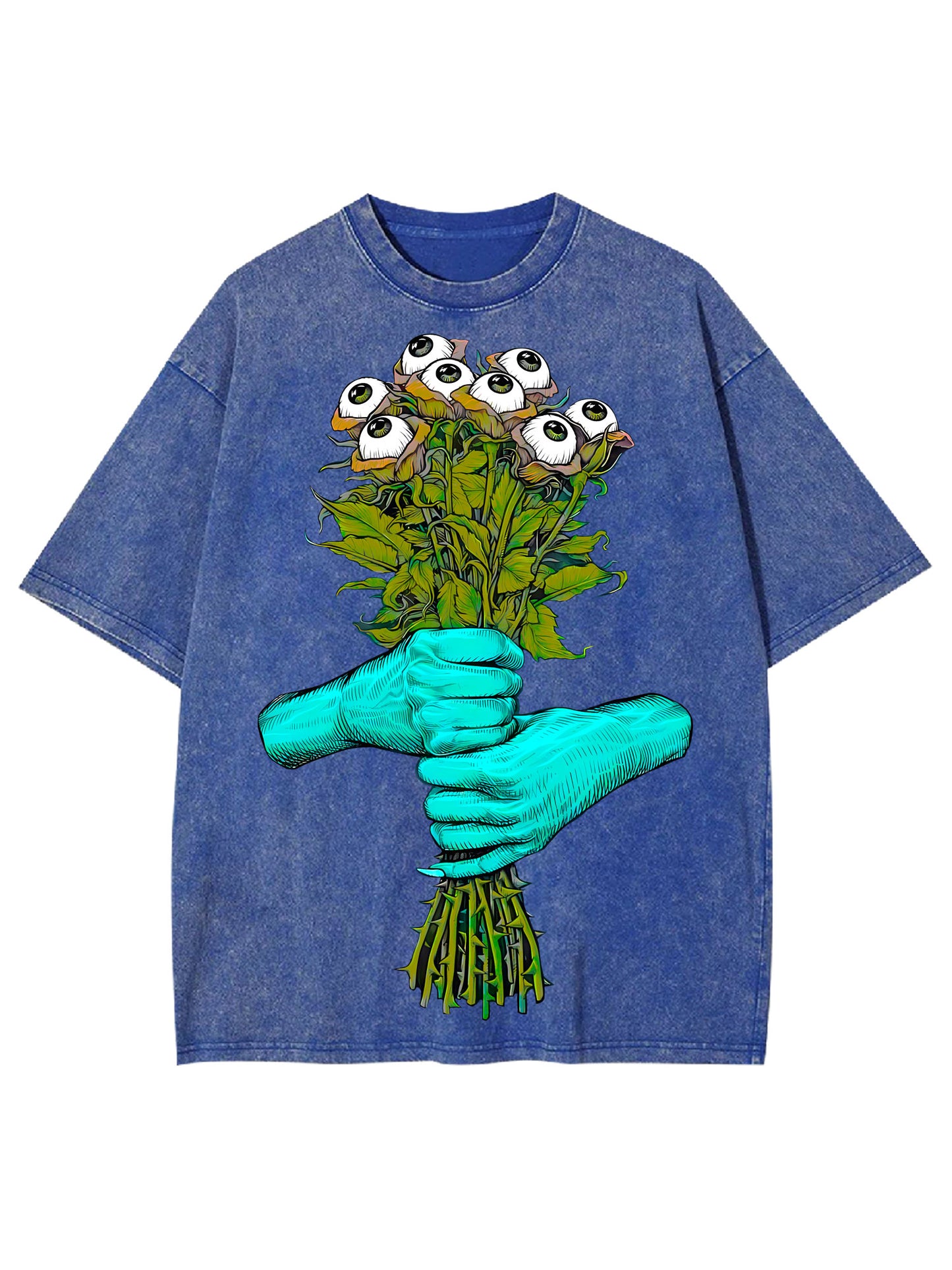 EYE BALL BOUQUET WASHED TSHIRT