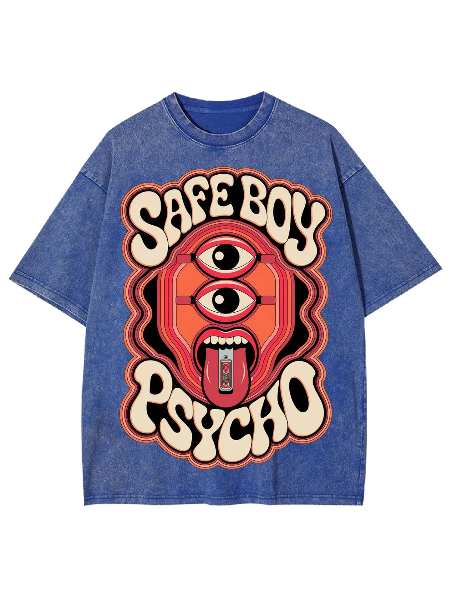 SAFE BOY PSYCHO WASHED TSHIRT