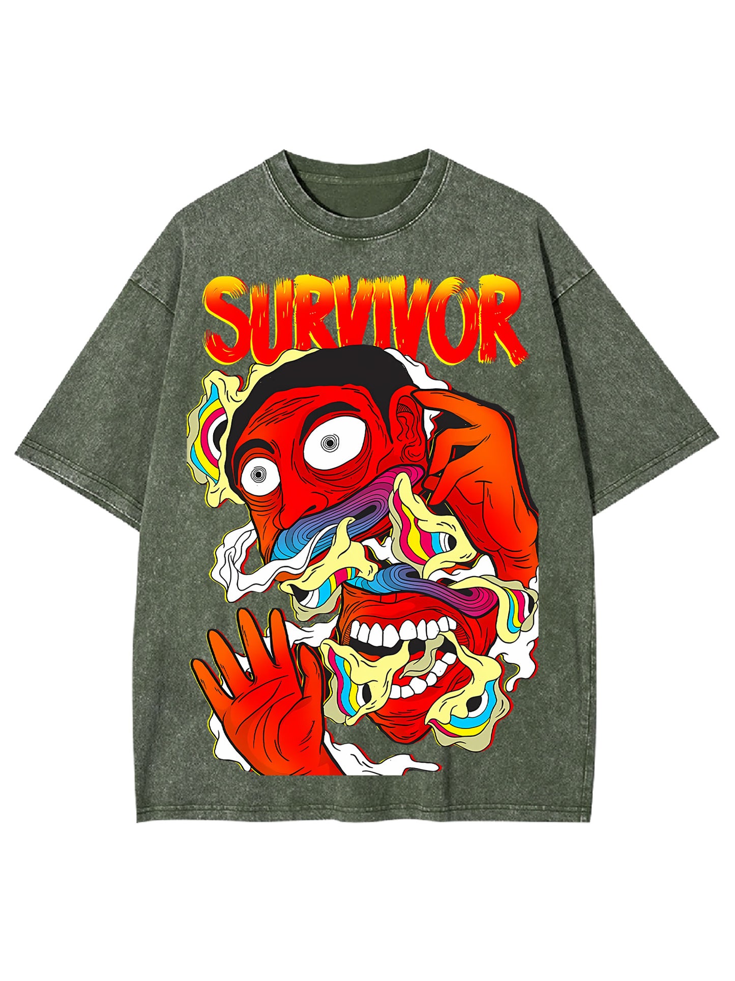 SURVIVOR WASHED TSHIRT