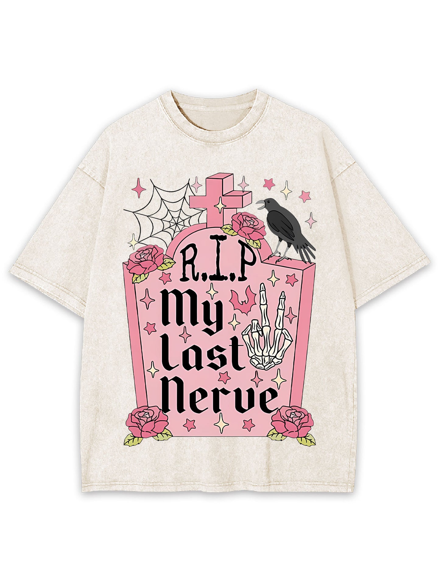 MY LAST NERVE WASHED TSHIRT