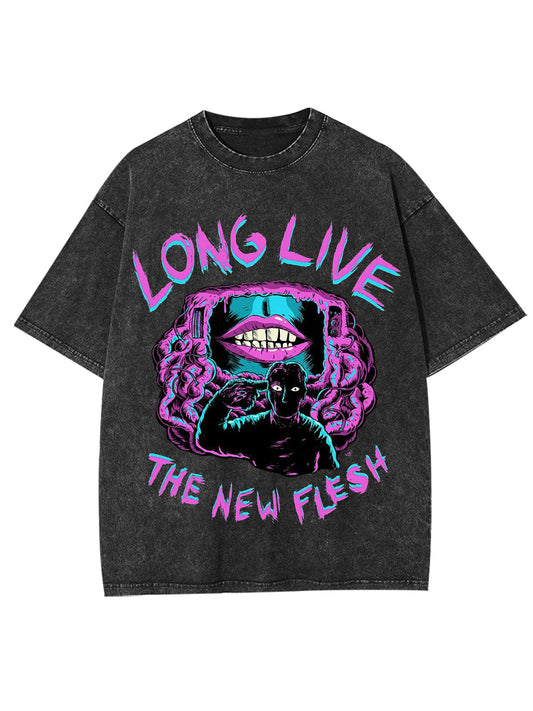 LONG LIVE THE NEW FLESH WASHED TSHIRT