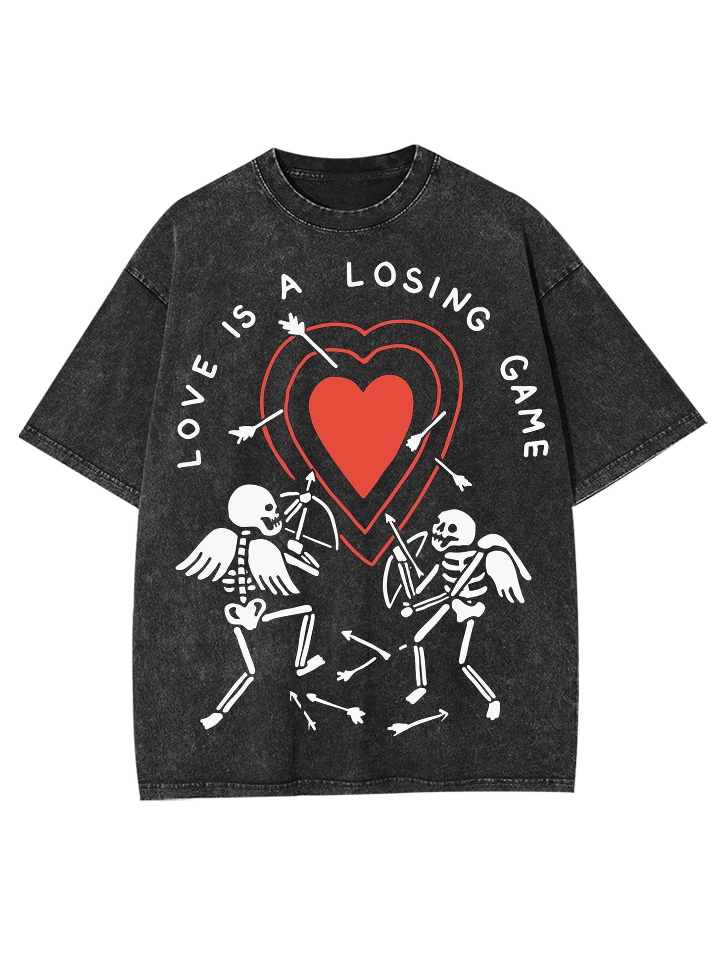 LOVE IS A LOSING GAME WASHED TSHIRT