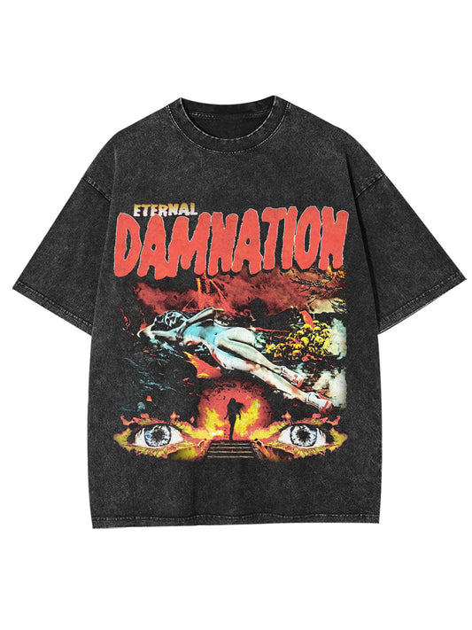 ETERNAL DAMNATION WASHED TSHIRT