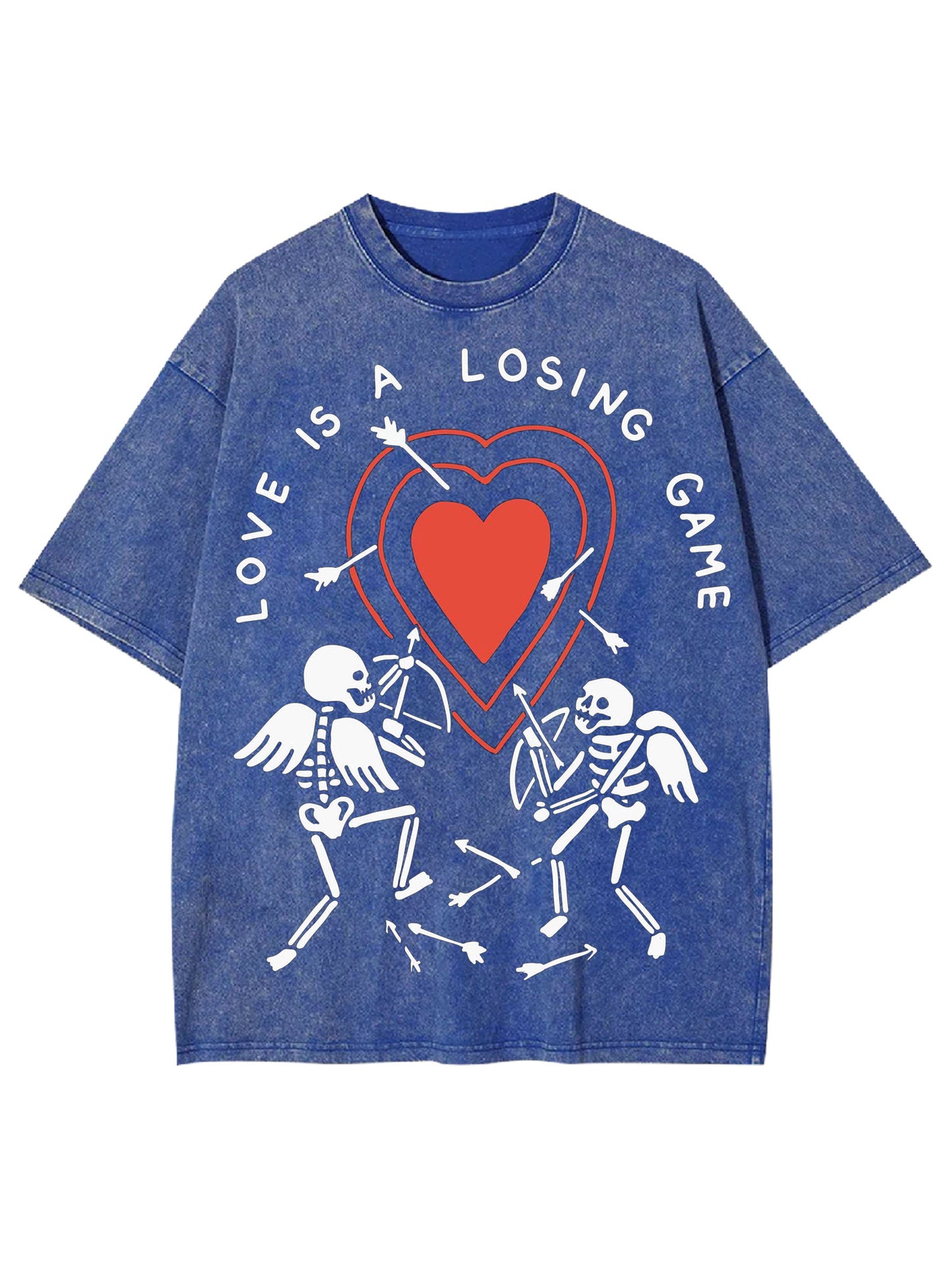 LOVE IS A LOSING GAME WASHED TSHIRT