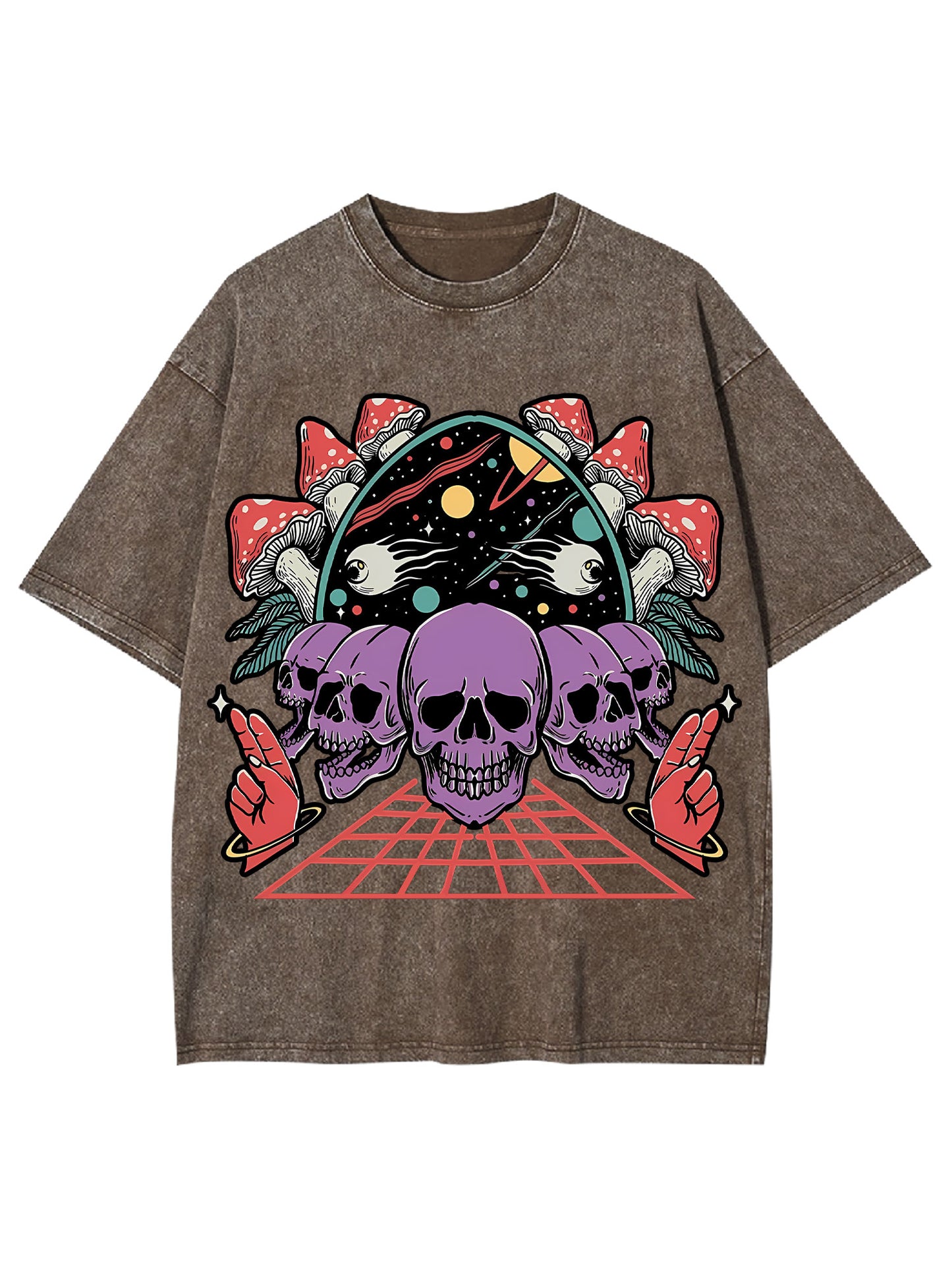 PSYCHEDELIC ADVENTURE WASHED TSHIRT