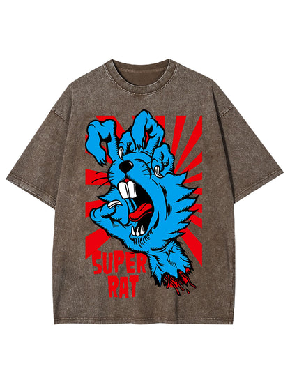 SUPER RAT WASHED TSHIRT