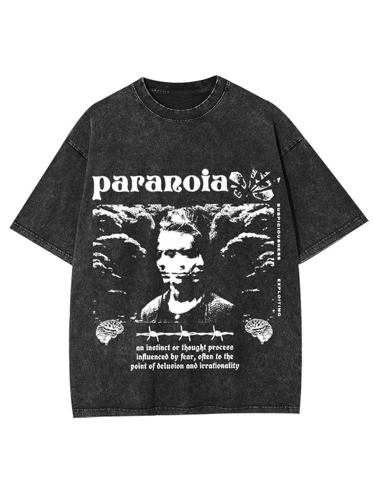 PARANOIA WASHED TSHIRT