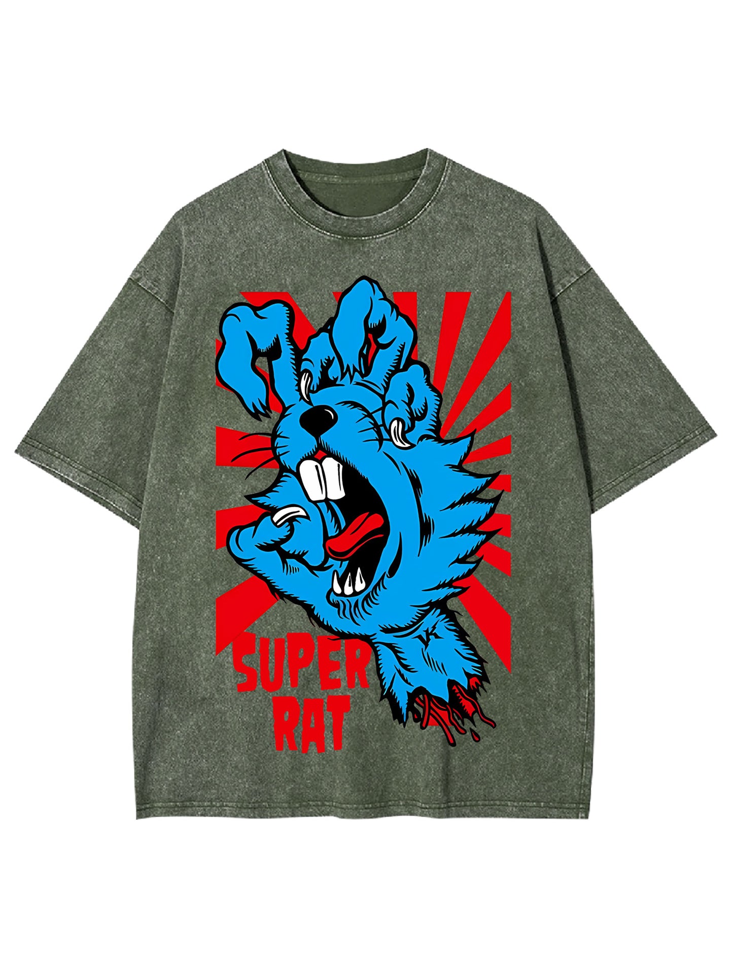 SUPER RAT WASHED TSHIRT