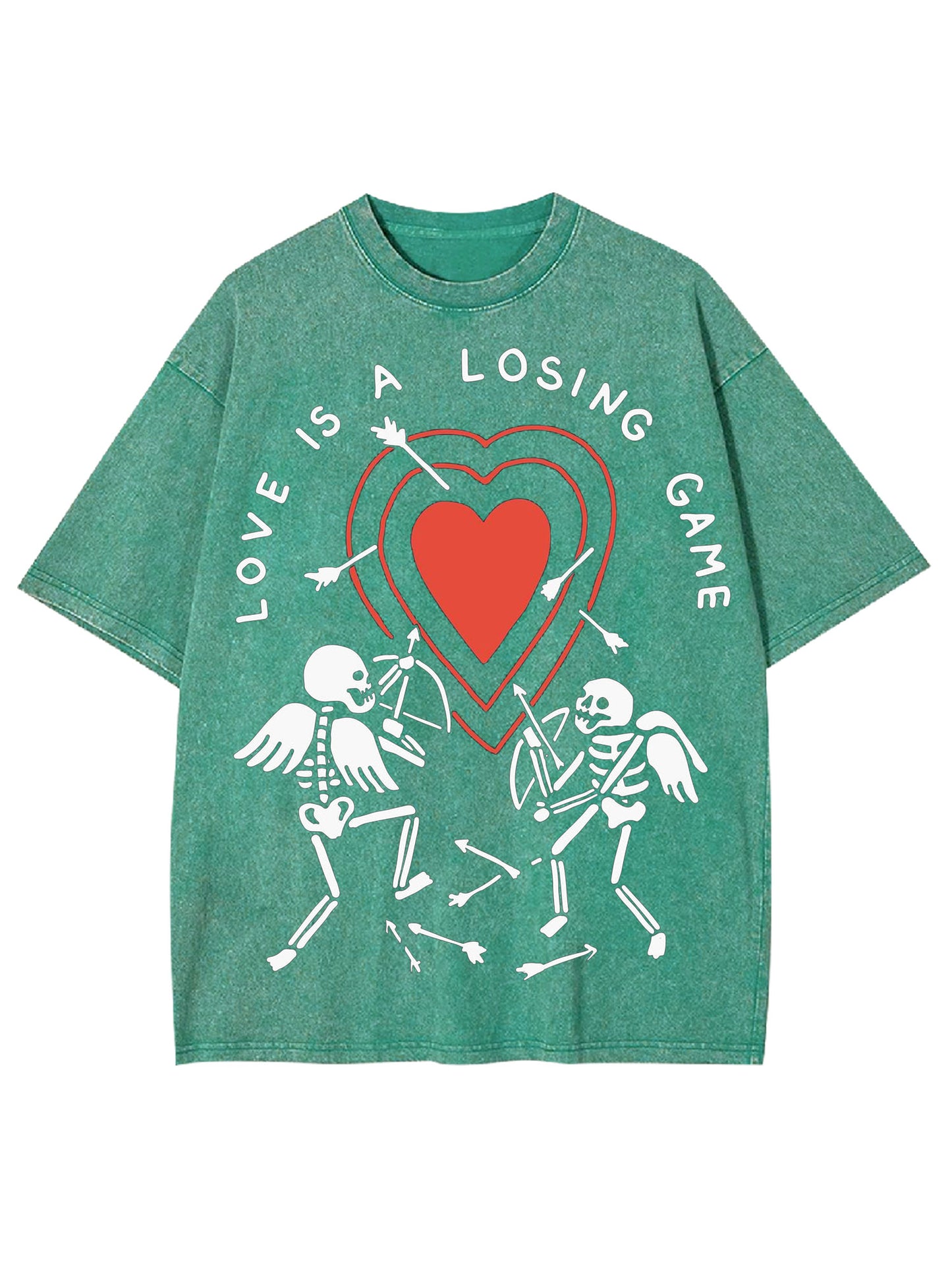 LOVE IS A LOSING GAME WASHED TSHIRT