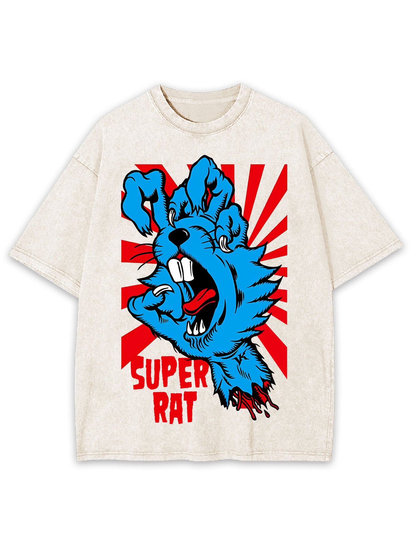 SUPER RAT WASHED TSHIRT