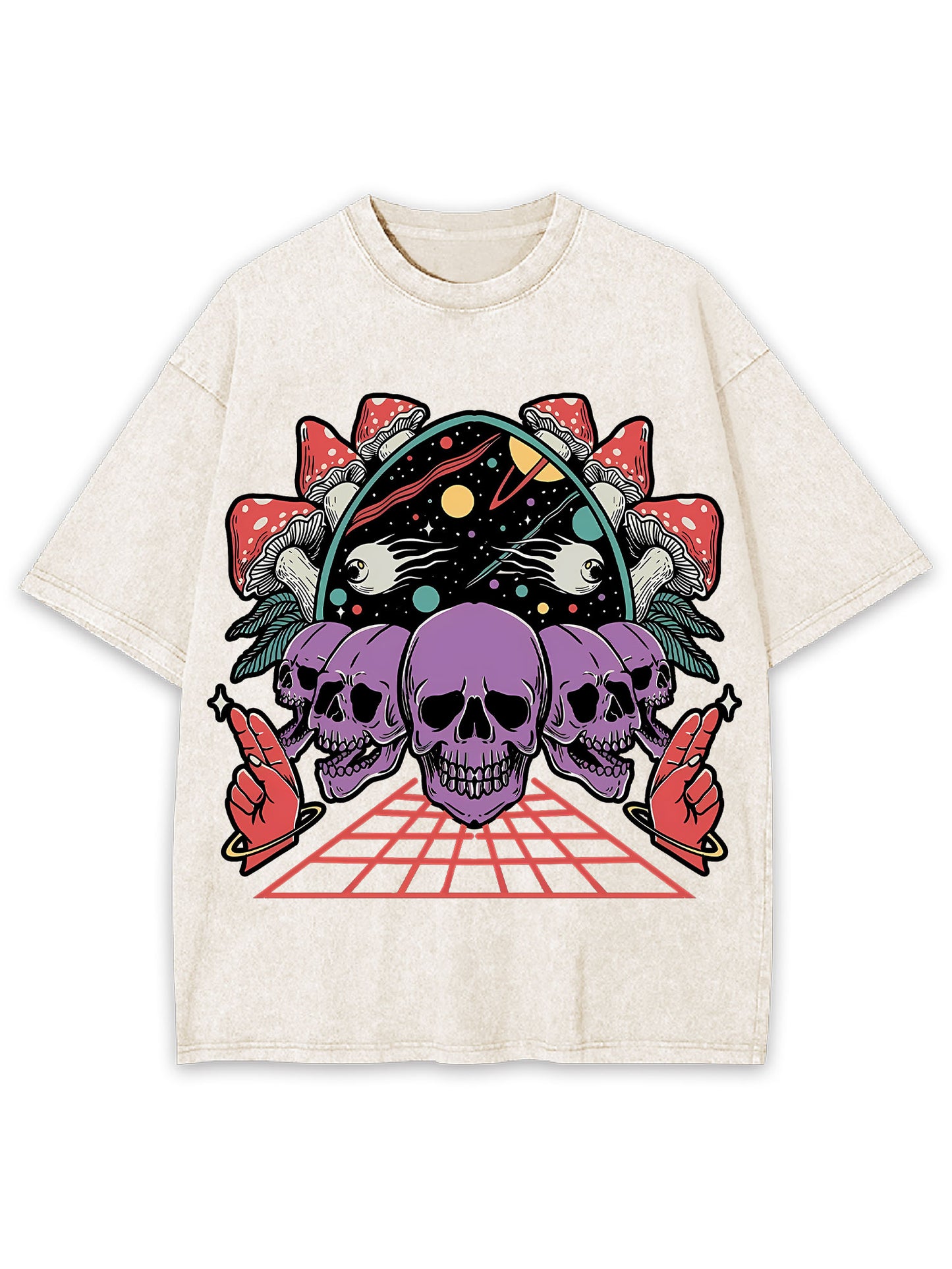 PSYCHEDELIC ADVENTURE WASHED TSHIRT