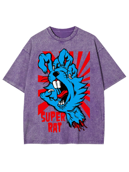 SUPER RAT WASHED TSHIRT