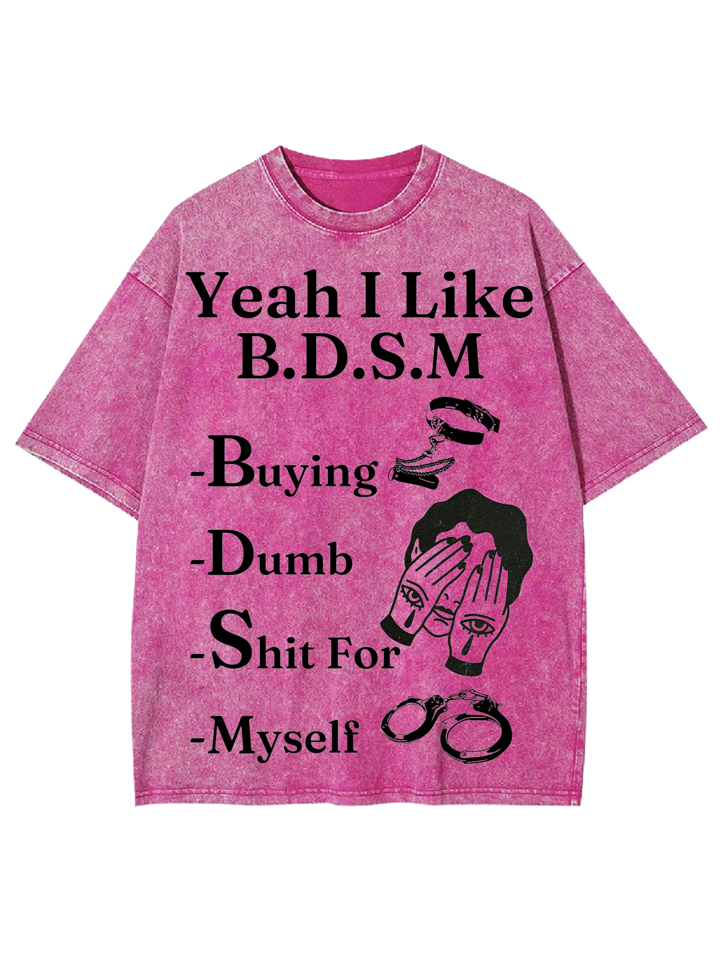 BDSM WASHED TSHIRT