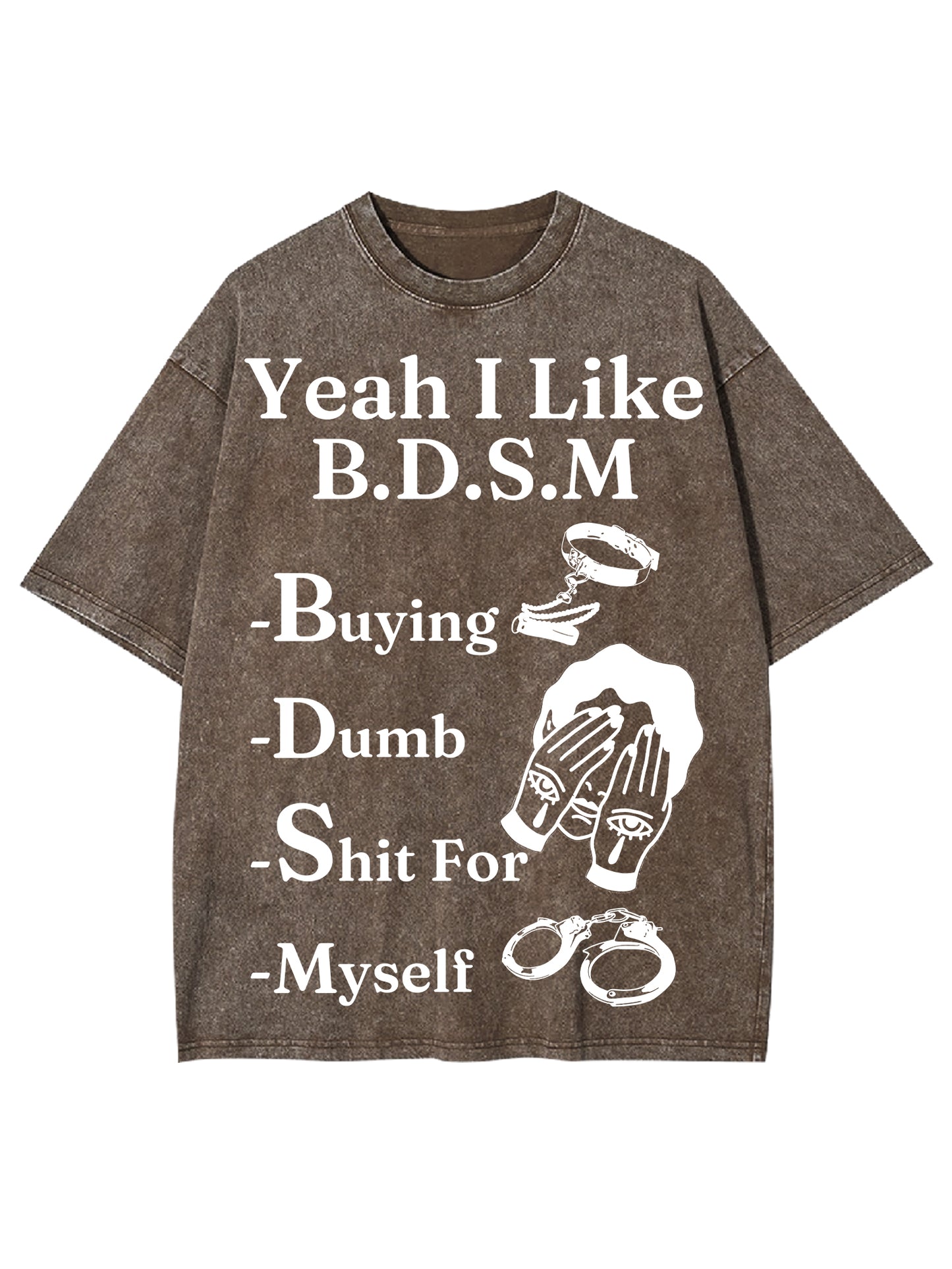 BDSM WASHED TSHIRT