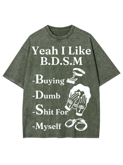 BDSM WASHED TSHIRT