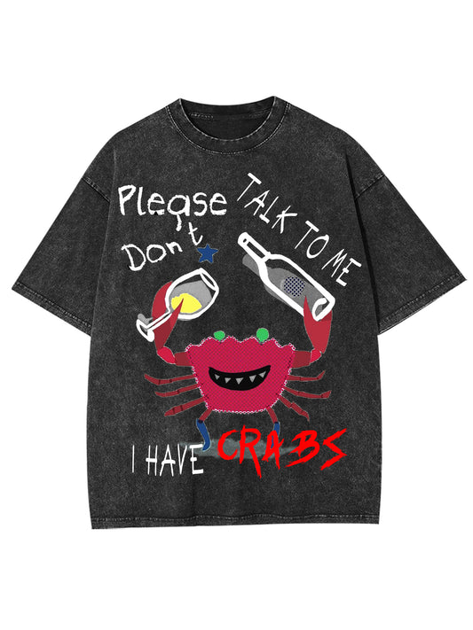 CRABS WASHED TSHIRT