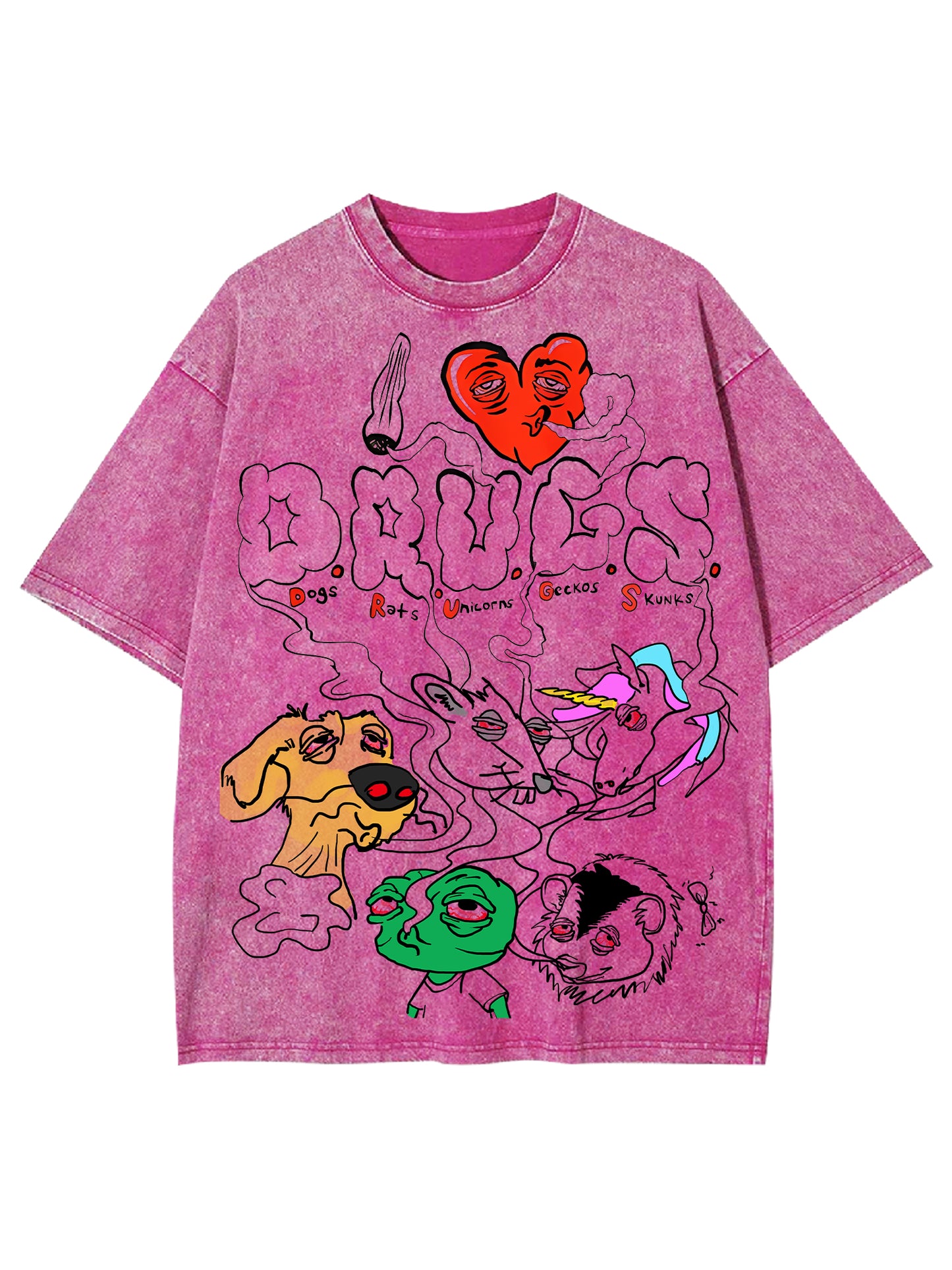 DRUGS WASHED TSHIRT