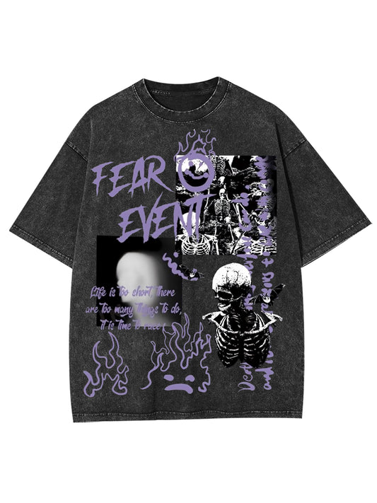 FEAR EVENT WASHED TSHIRT