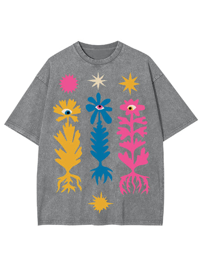 FLOWER WASHED TSHIRT