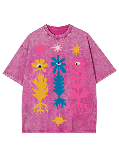 FLOWER WASHED TSHIRT