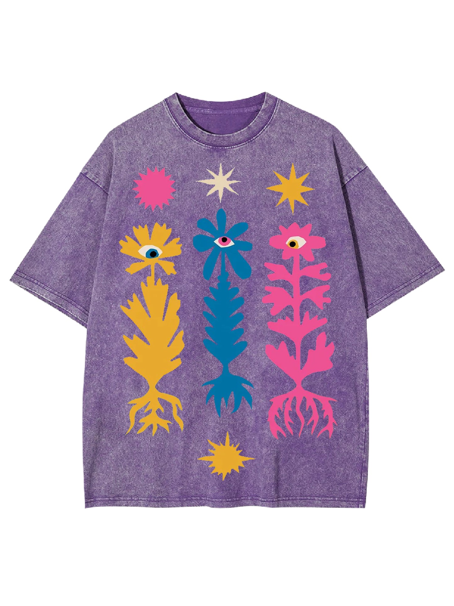 FLOWER WASHED TSHIRT