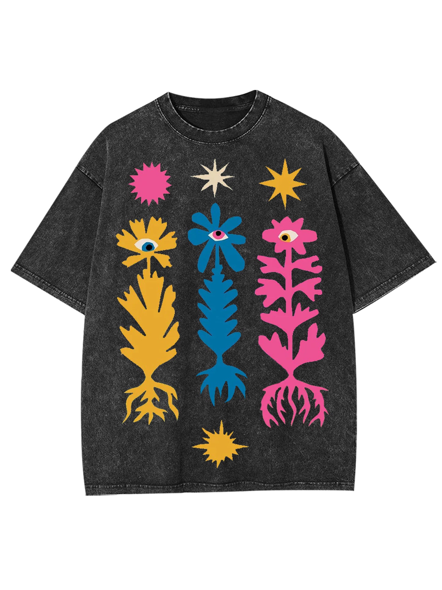 FLOWER WASHED TSHIRT