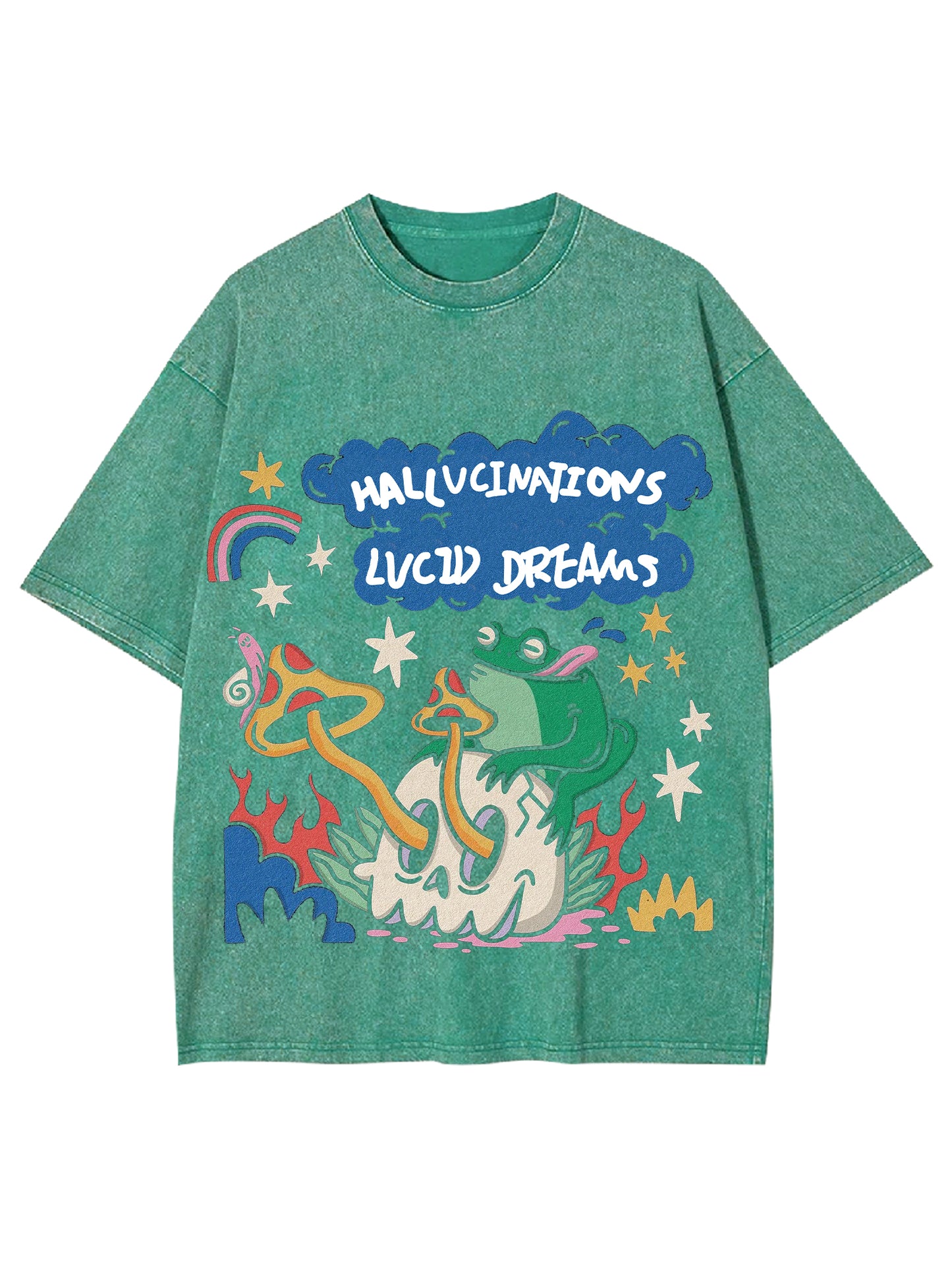 HALLUCINATIONS  LUCID DREAMS WASHED TSHIRT