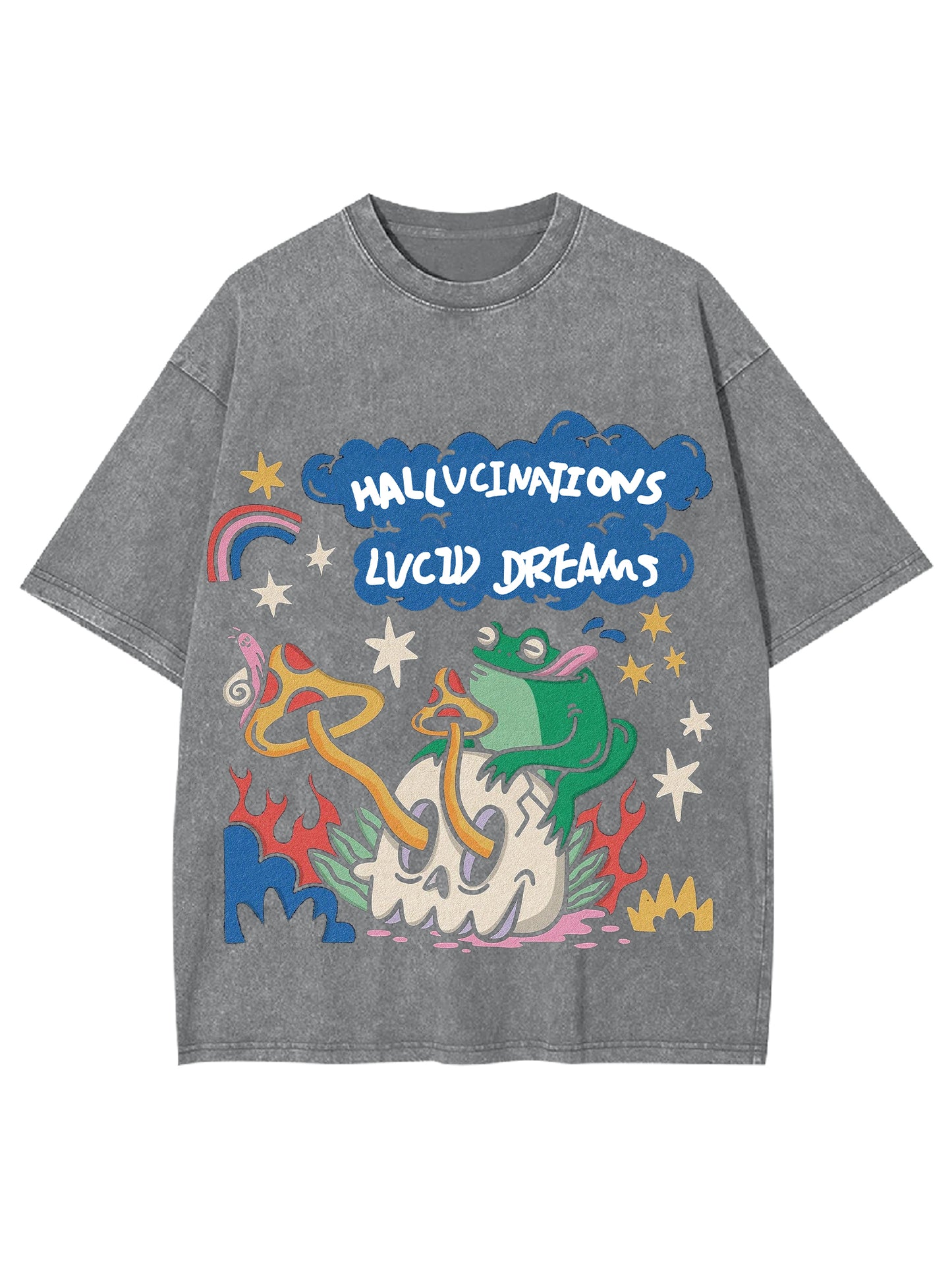 HALLUCINATIONS  LUCID DREAMS WASHED TSHIRT